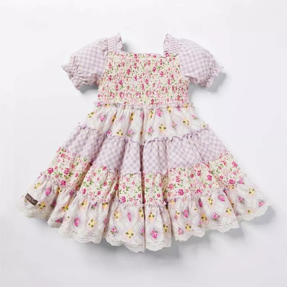 Matilda Jane Pink and White Kids Spring Dress - Picture 3 of 9